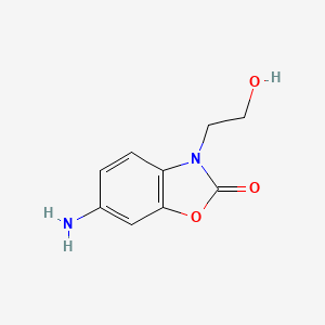 6-Amino-3-(2-hydroxyethyl)-2,3-dihydro-1,3-benzoxazol-2-one