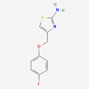 4-[(4-Fluorophenoxy)methyl]-1,3-thiazol-2-amine