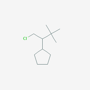 (1-Chloro-3,3-dimethylbutan-2-YL)cyclopentane