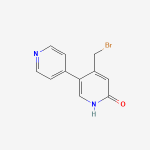 4-(Bromomethyl)-[3,4'-bipyridin]-6-ol