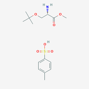 molecular formula C15H25NO6S B13151131 H-Ser(tBu)-OMe.TosOH 