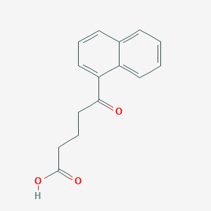 molecular formula C15H14O3 B1315115 5-(1-Naphthyl)-5-oxovaleric acid CAS No. 59345-41-4