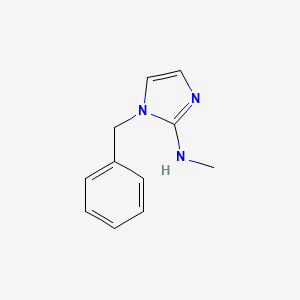 molecular formula C11H13N3 B13151165 1-Benzyl-N-methyl-1H-imidazol-2-amine 