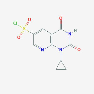 1-Cyclopropyl-2,4-dioxo-1,2,3,4-tetrahydropyrido[2,3-d]pyrimidine-6-sulfonyl chloride