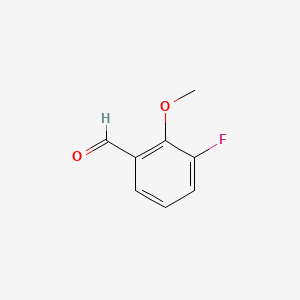 molecular formula C8H7FO2 B1315121 3-Fluoro-2-methoxybenzaldehyde CAS No. 74266-68-5