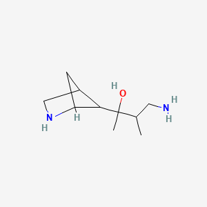 4-Amino-2-{2-azabicyclo[2.1.1]hexan-5-yl}-3-methylbutan-2-ol