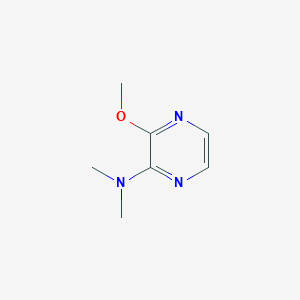 molecular formula C7H11N3O B13151227 3-methoxy-N,N-dimethylpyrazin-2-amine 