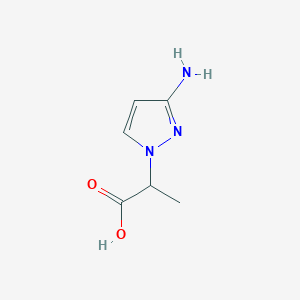 2-(3-Amino-1H-pyrazol-1-YL)propanoic acid