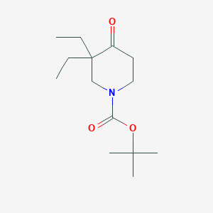 Tert-butyl 3,3-diethyl-4-oxopiperidine-1-carboxylate