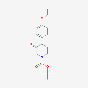 Tert-butyl 4-(4-ethoxyphenyl)-3-oxopiperidine-1-carboxylate