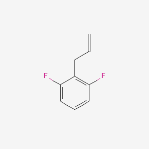 molecular formula C9H8F2 B13151351 1,3-Difluoro-2-(prop-2-EN-1-YL)benzene 