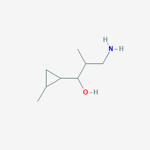 3-Amino-2-methyl-1-(2-methylcyclopropyl)propan-1-ol