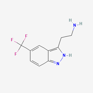 2-(5-(Trifluoromethyl)-1H-indazol-3-yl)ethanamine