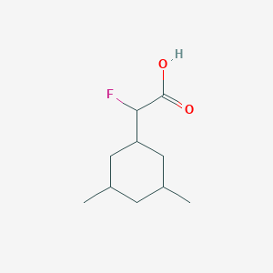 2-(3,5-Dimethylcyclohexyl)-2-fluoroacetic acid