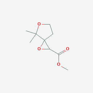 Methyl 4,4-dimethyl-1,5-dioxaspiro[2.4]heptane-2-carboxylate