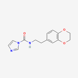 N-[2-(2,3-dihydro-1,4-benzodioxin-6-yl)ethyl]-1H-imidazole-1-carboxamide