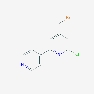 4-(Bromomethyl)-6-chloro-2,4'-bipyridine