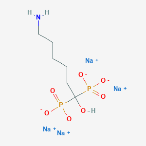 (6-Amino-1-hydroxyhexane-1,1-diyl)diphosphonicacid,sodiumsalt