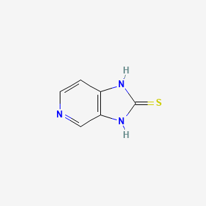 molecular formula C6H5N3S B1315146 1H-Imidazo[4,5-C]pyridine-2(3H)-thione CAS No. 7239-81-8