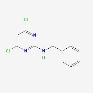 molecular formula C11H9Cl2N3 B1315148 N-benzyl-4,6-dichloropyrimidin-2-amine CAS No. 76175-65-0