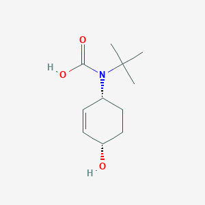 tert-Butyl((1R,4S)-4-hydroxycyclohex-2-en-1-yl)carbamicacid