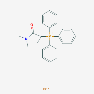 molecular formula C23H25BrNOP B13151487 (1-(Dimethylamino)-1-oxopropan-2-yl)triphenylphosphonium bromide 