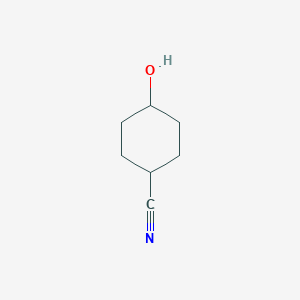 molecular formula C7H11NO B1315150 4-Hydroxycyclohexanecarbonitrile CAS No. 24056-34-6