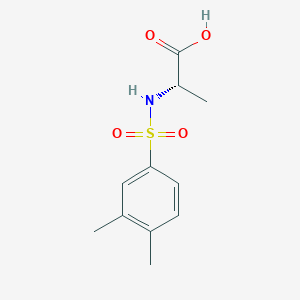 (2S)-2-(3,4-Dimethylbenzenesulfonamido)propanoic acid