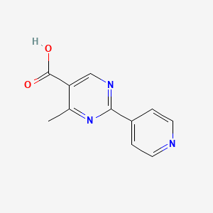 4-Methyl-2-(pyridin-4-yl)pyrimidine-5-carboxylic acid