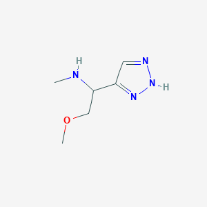 [2-Methoxy-1-(1h-1,2,3-triazol-5-yl)ethyl](methyl)amine