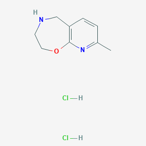 8-Methyl-2,3,4,5-tetrahydropyrido[3,2-f][1,4]oxazepine dihydrochloride