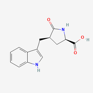 (4R)-4-[(1H-Indol-3-yl)methyl]-5-oxo-D-proline