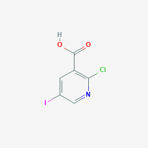 molecular formula C6H3ClINO2 B1315165 2-Chloro-5-iodonicotinic acid CAS No. 59782-86-4