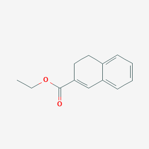 molecular formula C13H14O2 B1315168 Ethyl 3,4-dihydronaphthalene-2-carboxylate CAS No. 100046-58-0