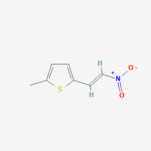 molecular formula C7H7NO2S B13151695 2-Methyl-5-[(E)-2-nitroethenyl]thiophene 