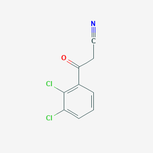 molecular formula C9H5Cl2NO B1315172 3-(2,3-Dichlorophenyl)-3-oxopropanenitrile CAS No. 75473-09-5