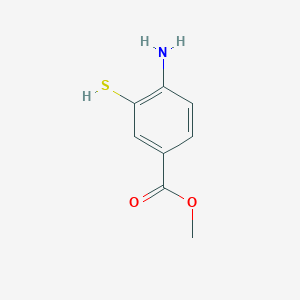 molecular formula C8H9NO2S B1315173 甲基4-氨基-3-巯基苯甲酸酯 CAS No. 7025-27-6