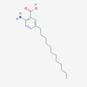 molecular formula C19H31NO2 B13151741 2-Amino-5-dodecylbenzoicacid 