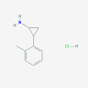 2-(2-Methylphenyl)cyclopropan-1-amine hydrochloride