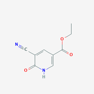 molecular formula C9H8N2O3 B1315175 Ethyl 5-cyano-6-hydroxynicotinate CAS No. 74443-00-8