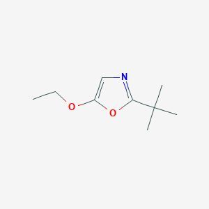 B1315177 2-(1,1-Dimethylethyl)-5-ethoxyoxazole CAS No. 69213-43-0