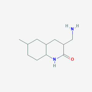 3-(Aminomethyl)-6-methyl-decahydroquinolin-2-one