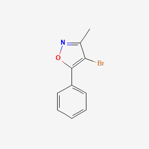 molecular formula C10H8BrNO B1315182 4-Bromo-3-methyl-5-phenylisoxazole CAS No. 31301-50-5