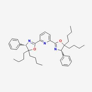 2,6-Bis((S)-5,5-dibutyl-4-phenyl-4,5-dihydrooxazol-2-yl)pyridine