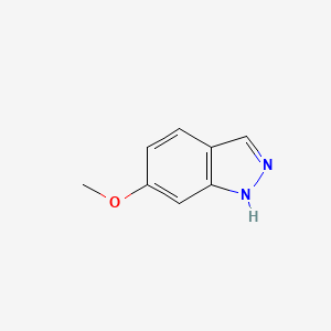 molecular formula C8H8N2O B1315190 6-Methoxy-1H-indazole CAS No. 3522-07-4