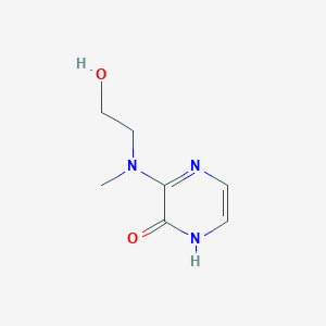 3-[(2-Hydroxyethyl)(methyl)amino]-1,2-dihydropyrazin-2-one