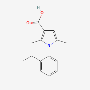 1-(2-ethylphenyl)-2,5-dimethyl-1H-pyrrole-3-carboxylic acid