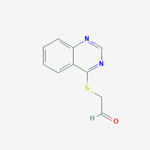 2-(Quinazolin-4-ylsulfanyl)acetaldehyde