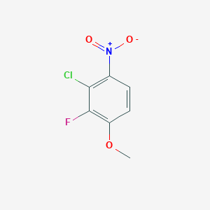 2-Chloro-3-fluoro-4-methoxy-1-nitrobenzene