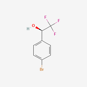 molecular formula C8H6BrF3O B1315197 (R)-1-(4-溴苯基)-2,2,2-三氟乙醇 CAS No. 80418-12-8